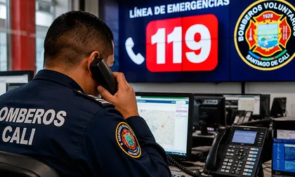 ¿Necesita llamar a los Bomberos de Cali? Reportan fallas en la línea 119 y habilitan estos dos números de emergencia