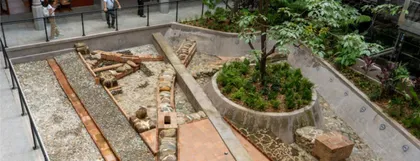 Imagen de  Durante restauraciones hallaron vestigios del primer acueducto de Medellín, del siglo XIX, en el Claustro Comfama San Ignacio