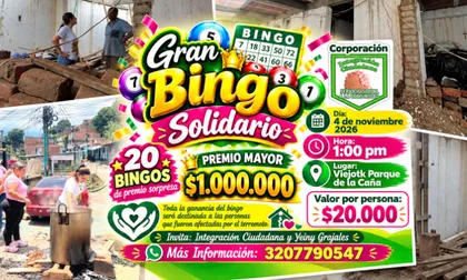 Bingo para ayudar a los damnificados invisibles del terremoto en Cali, necesitan apoyo