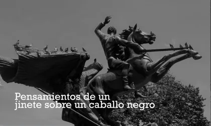 Imagen de  Pensamientos de un jinete sobre un caballo negro