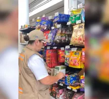 Vigilancia sanitaria de expendio de dulces en el Valle