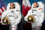 Imagen de Dos astronautas inician una caminata espacial para instalar un panel solar en la EEI