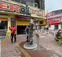 Tras críticas, retirarán escultura de Celia Cruz para realizarle ajustes