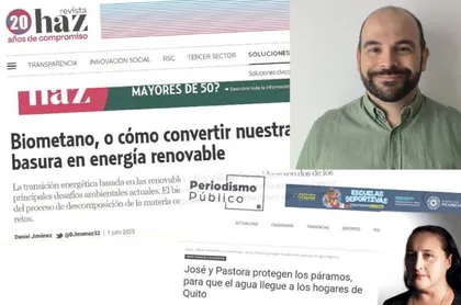 Imagen de Daniel Jiménez, Premio de Periodismo sobre Medioambiente ‘Vega del Henares’