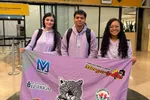 Imagen de Con representación de El Carmen y Medellín, D’Robotics Academy ganó dos oros en el primer torneo internacional femenino de robótica en México