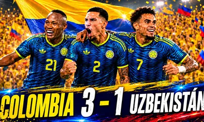 Colombia debutó con autoridad y venció 3-1 a Uzbekistán en el Estadio Azteca