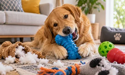 Juguetes resistentes para perros destructores