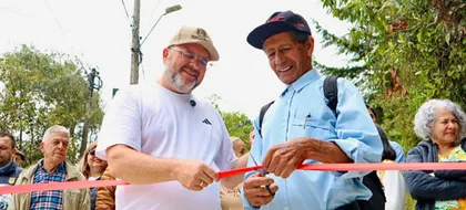Imagen de Rionegro entrega 494 metros de placa huella en zona rural